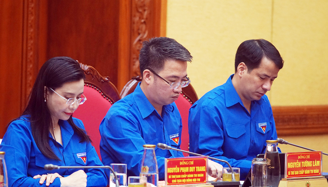 Ban Bí thư Trung ương Đoàn dự Hội nghị. Ban Bí thư Trung ương Đoàn dự Hội nghị.