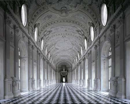 Phòng tranh Grande ở cung điện Venaria tại Turin, Italy