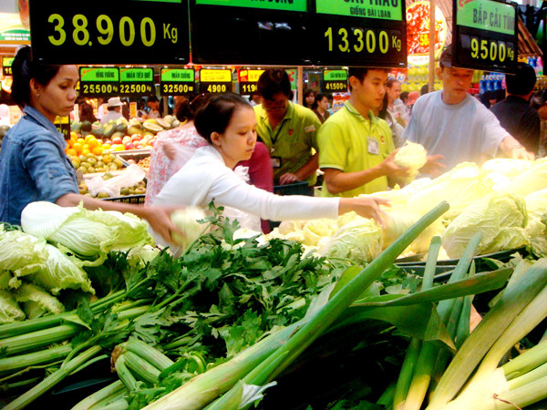 Dự báo lạm phát năm 2012 chỉ ở mức 10,5% Ảnh: Đại Dương