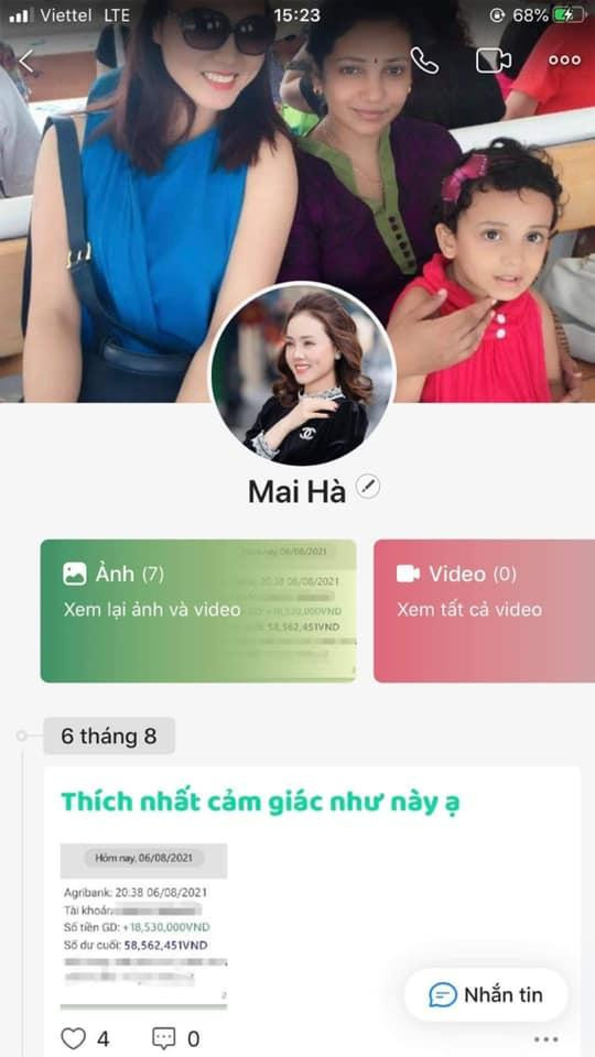 Kẻ gian mạo danh tài khoản Zalo của Ngọc Hà để đi lừa đảo vay tiền. Kẻ gian mạo danh tài khoản Zalo của Ngọc Hà để đi lừa đảo vay tiền.