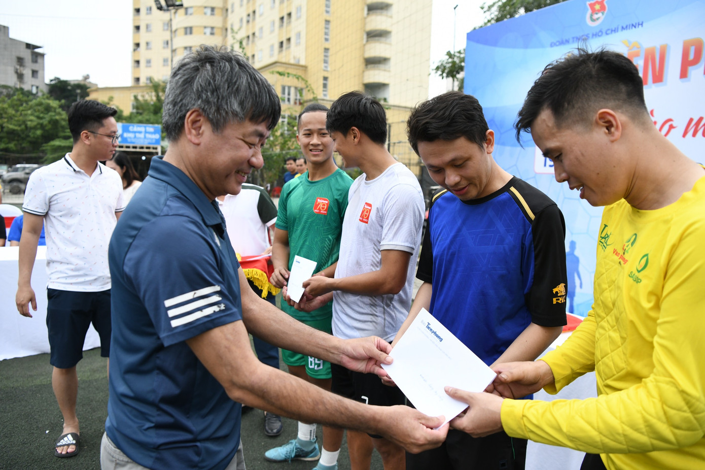 Đây là dịp để các cầu thủ là cán bộ, phóng viên, người lao động báo Tiền Phong giao lưu với các cơ quan, đơn vị, cũng là dịp để các đội bóng dự giải giao lưu, gắn kết, khích lệ phong trào rèn luyện thể dục thể thao, góp phần lan tỏa truyền thống, lịch sử của báo Tiền Phong. Đây là dịp để các cầu thủ là cán bộ, phóng viên, người lao động báo Tiền Phong giao lưu với các cơ quan, đơn vị, cũng là dịp để các đội bóng dự giải giao lưu, gắn kết, khích lệ phong trào rèn luyện thể dục thể thao, góp phần lan tỏa truyền thống, lịch sử của báo Tiền Phong.