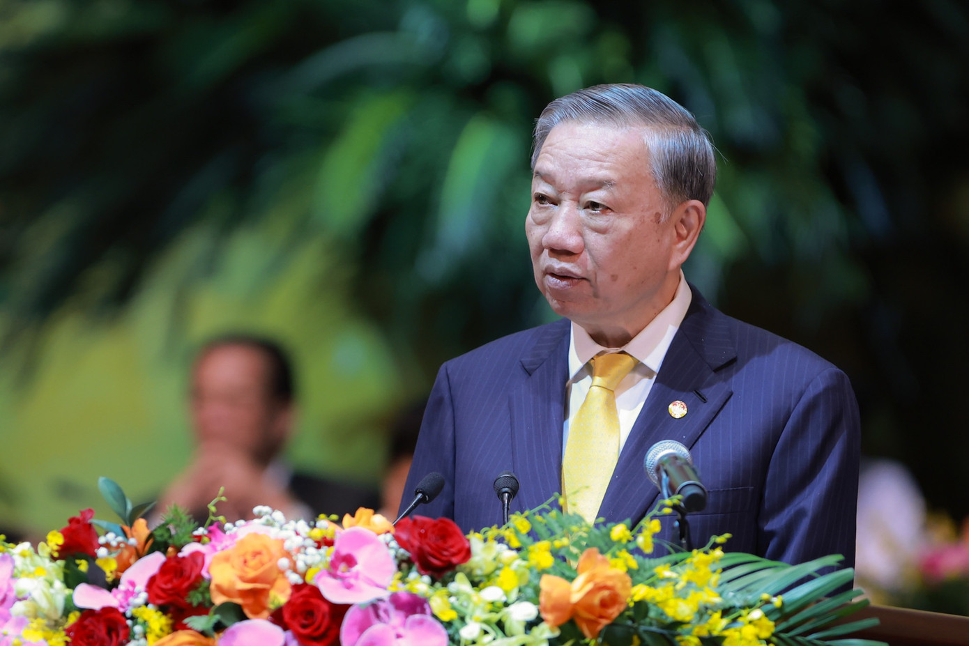 Tổng Bí thư, Chủ tịch nước Tô Lâm phát biểu tại Đại hội MTTQ Việt Nam. Ảnh: Như Ý