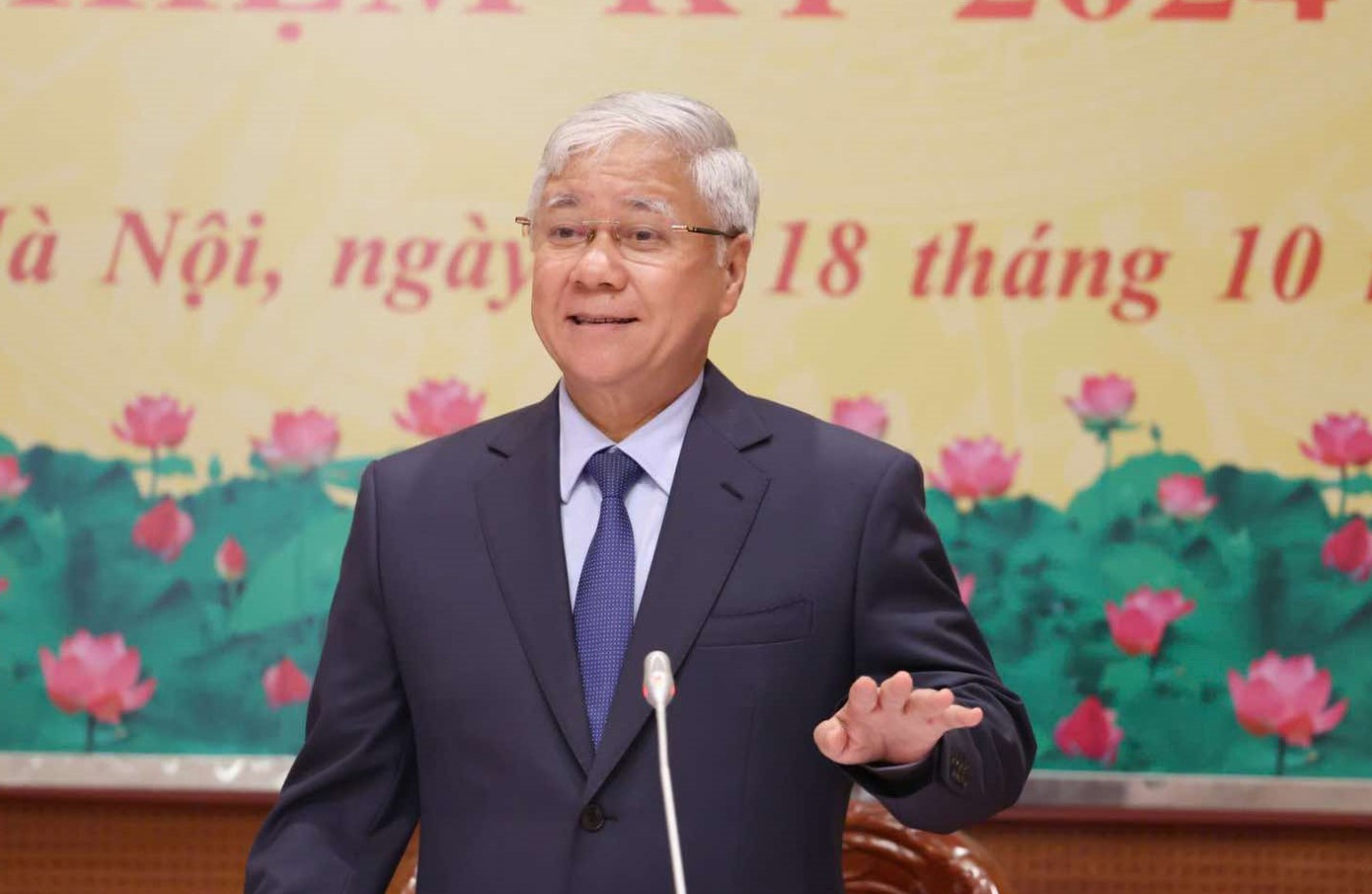 Chủ tịch Ủy ban T.Ư MTTQ Việt Nam Đỗ Văn Chiến.