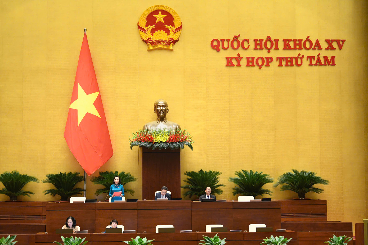 Kỳ họp thứ 8, Quốc hội khóa XV. Ảnh: Như Ý