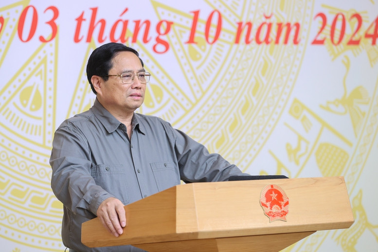 Thủ tướng Phạm Minh Chính phát biểu tại hội nghị.
