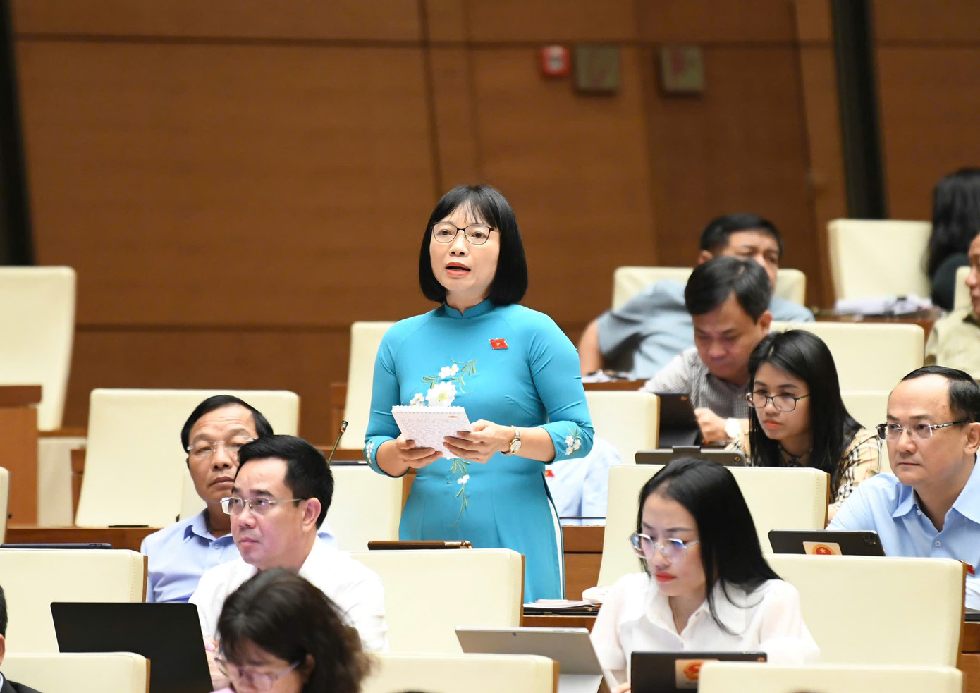 Đại biểu Nguyễn Thị Việt Nga (Hải Dương). Đại biểu Nguyễn Thị Việt Nga (Hải Dương).