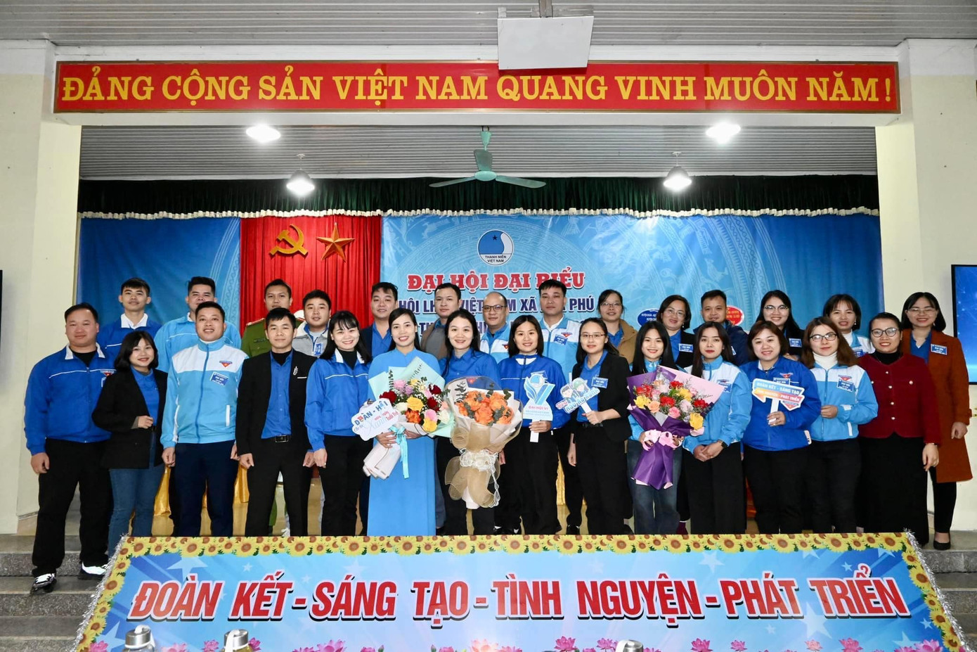 Đại hội đại biểu Hội LHTN Việt Nam xã Hòa Phú lần thứ IV nhiệm kỳ 2024 - 2029 là Đại hội điểm cấp cơ sở đầu tiên của huyện Chiêm Hóa. Ảnh: TĐTQ