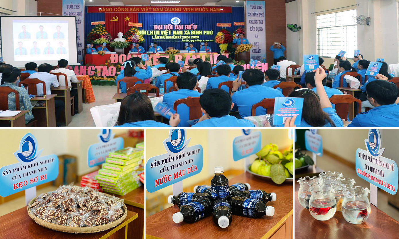 Đại hội đã số hóa các văn bản tài liệu, giới thiệu nhiều sản phẩm khởi nghiệp của thanh niên. Ảnh: TĐBT