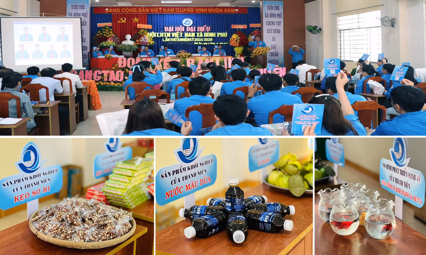 Đại hội đã số hóa các văn bản tài liệu, giới thiệu nhiều sản phẩm khởi nghiệp của thanh niên. Ảnh: TĐBT