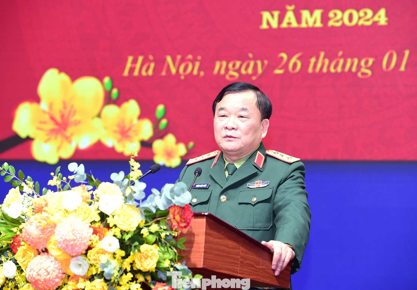 Thượng tướng Hoàng Xuân Chiến phát biểu tại chương trình. Ảnh: Xuân Tùng Thượng tướng Hoàng Xuân Chiến phát biểu tại chương trình. Ảnh: Xuân Tùng