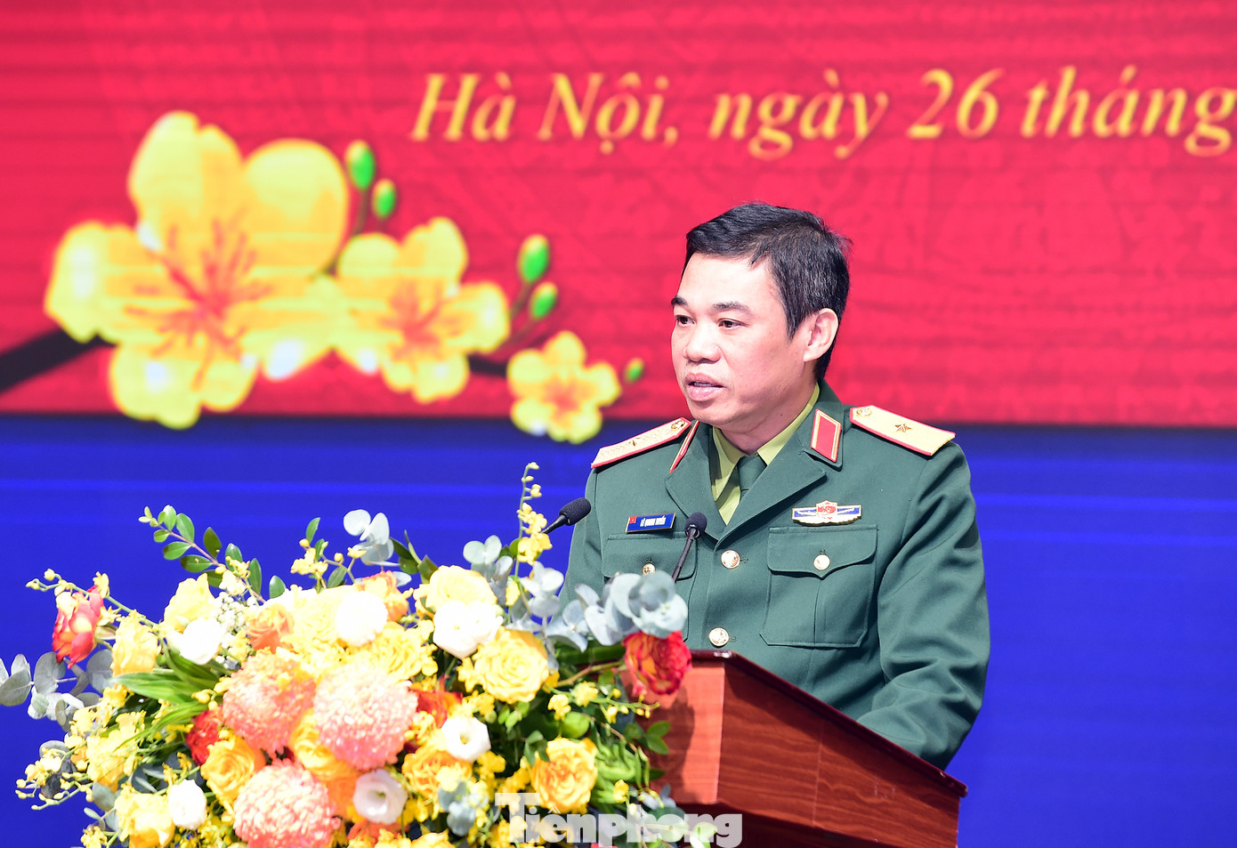 Thiếu tướng Lê Quang Tuyến thông tin về Triển lãm Quốc phòng quốc tế Việt Nam 2024. Ảnh: Xuân Tùng Thiếu tướng Lê Quang Tuyến thông tin về Triển lãm Quốc phòng quốc tế Việt Nam 2024. Ảnh: Xuân Tùng