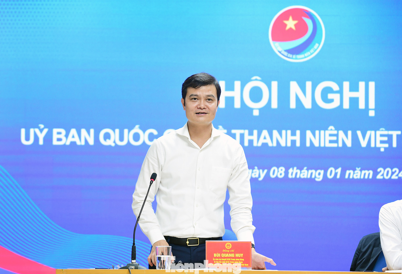 Anh Bùi Quang Huy phát biểu kết luận tại hội nghị. Ảnh: Xuân Tùng