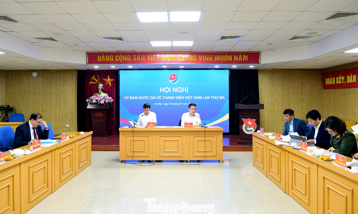 Quang cảnh Hội nghị Ủy ban Quốc gia về thanh niên Việt Nam lần thứ ba. Ảnh: Xuân Tùng