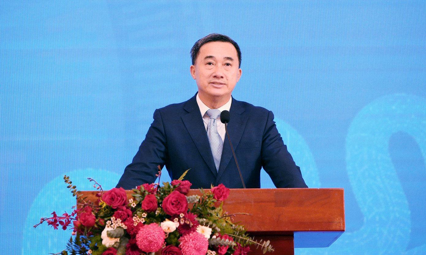 Thứ trưởng Bộ Y tế Trần Văn Thuấn phát biểu tại chương trình Thứ trưởng Bộ Y tế Trần Văn Thuấn phát biểu tại chương trình