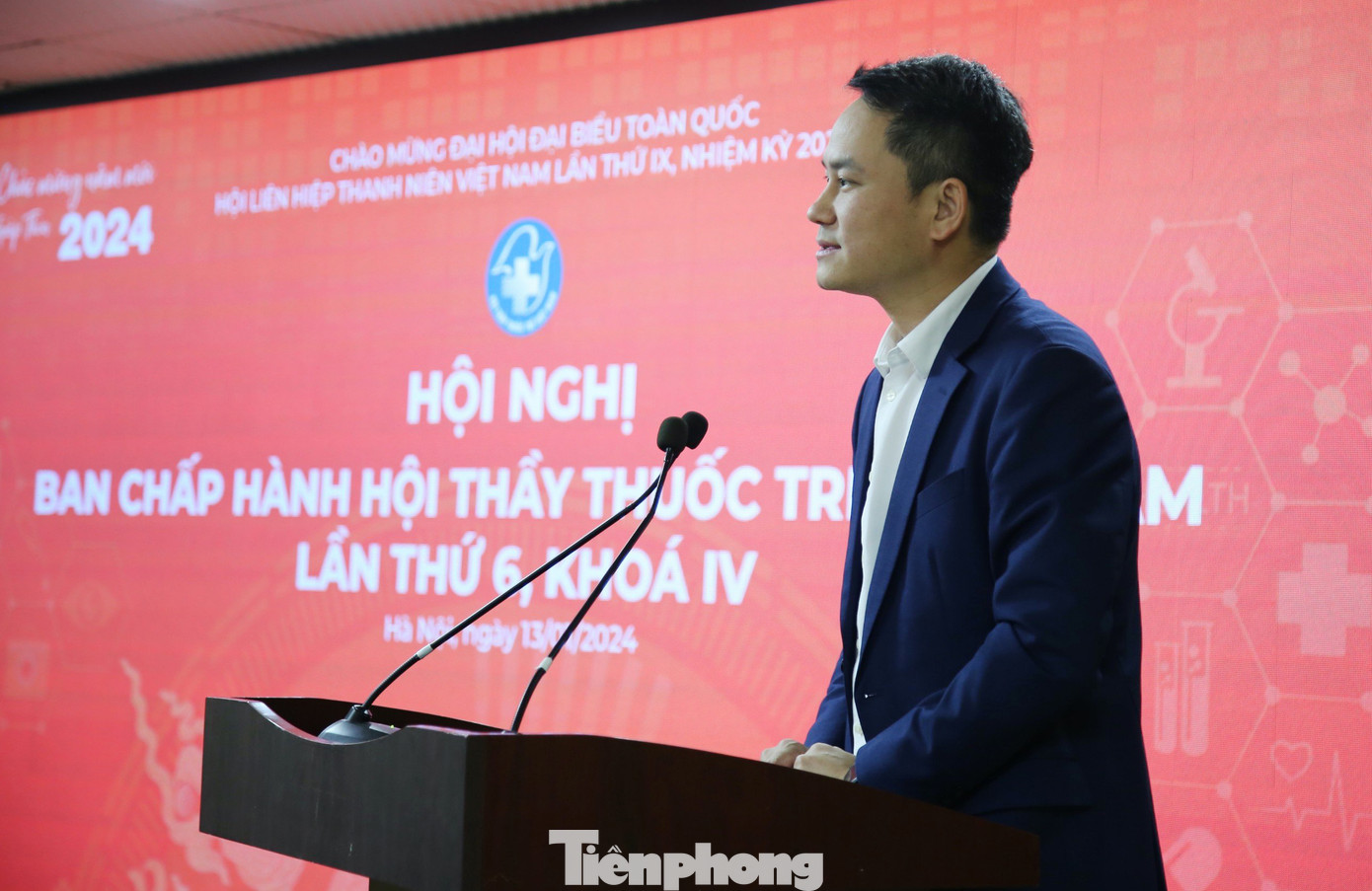 Anh Nguyễn Kim Quy phát biểu tại chương trình.