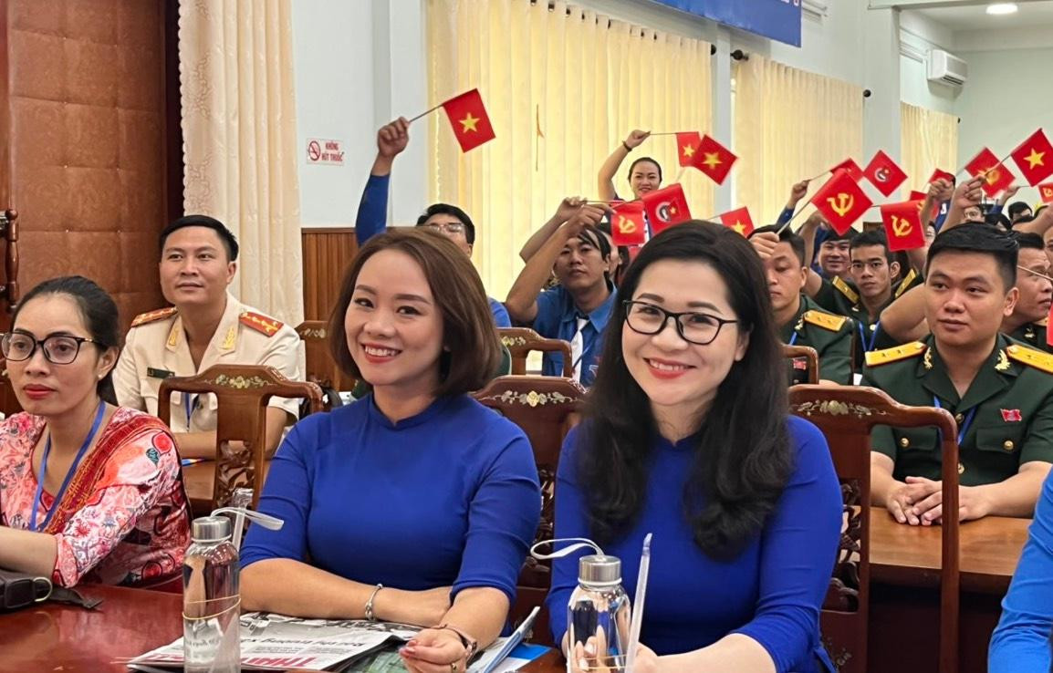 Đại biểu Tỉnh Đoàn Yên Bái - đơn vị kết nghĩa với Tỉnh Đoàn Ninh Thuận, dự Đại hội. Ảnh C.H