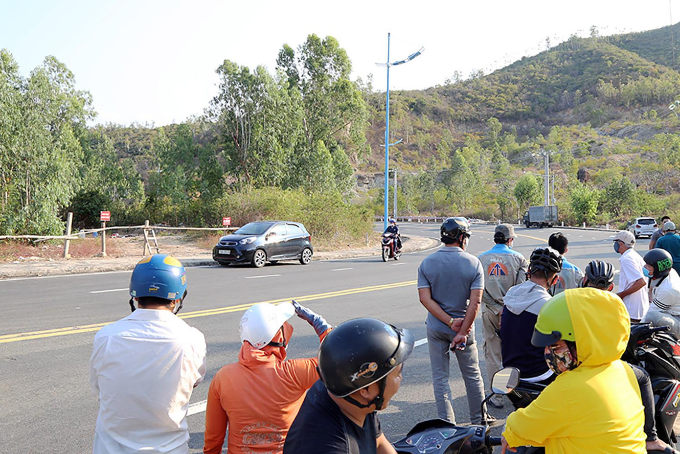 Khu vực hung thủ giấu xác anh Bảo trong vali cá sấu ở xã Vĩnh Lương. Ảnh X.N Khu vực hung thủ giấu xác anh Bảo trong vali cá sấu ở xã Vĩnh Lương. Ảnh X.N