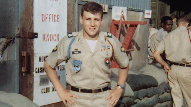 Ông Hagel khi ở Việt Nam năm 1968