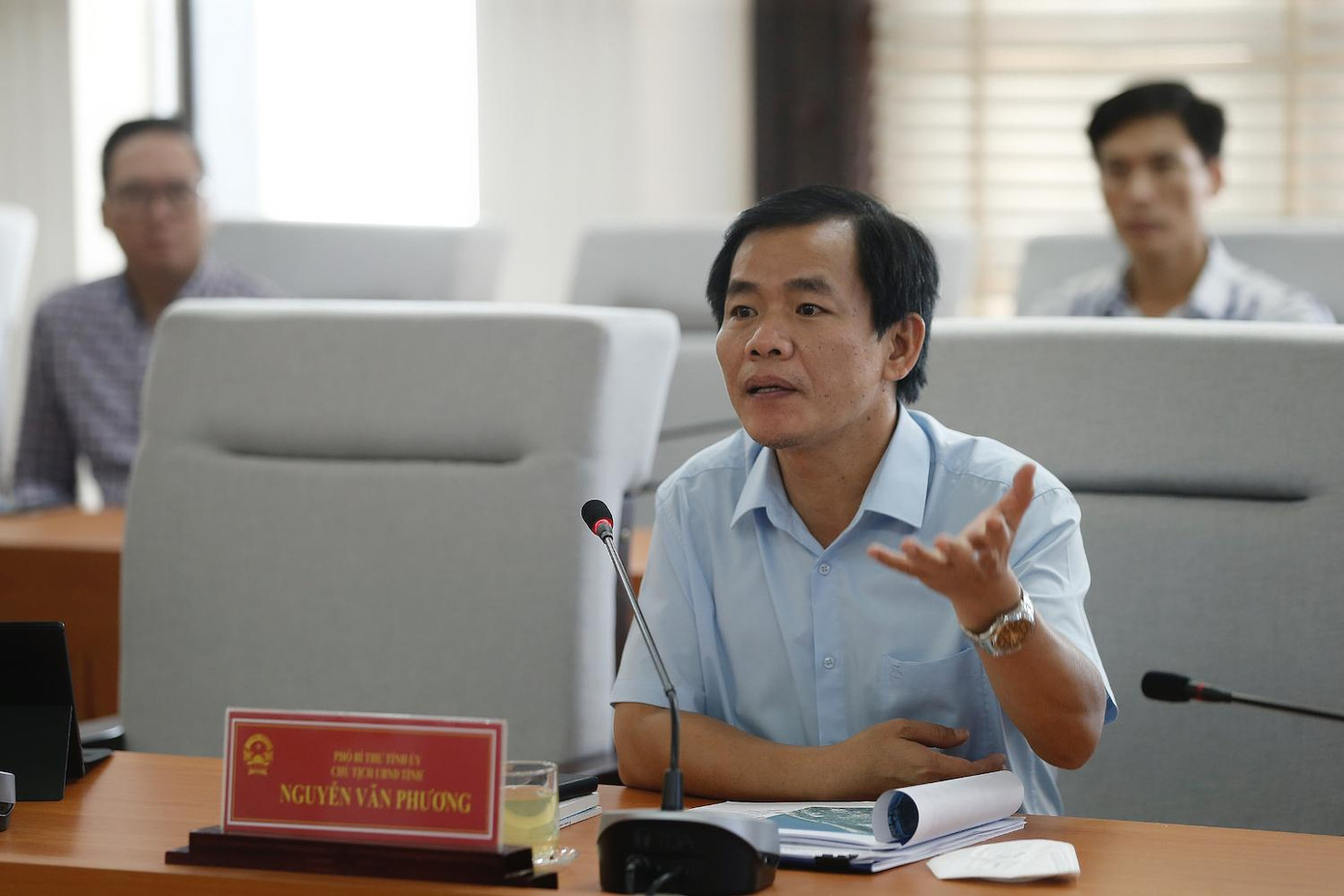 Ông Nguyễn Văn Phương, Phó Bí thư tỉnh uỷ, Chủ tịch UBND tỉnh Thừa Thiên Huế. Ông Nguyễn Văn Phương, Phó Bí thư tỉnh uỷ, Chủ tịch UBND tỉnh Thừa Thiên Huế.