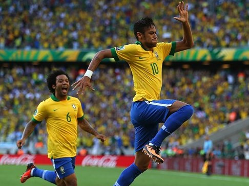 Neymar có ngày tỏa sáng giúp Brazil đánh bại đối thủ kỵ dơ Mexico
