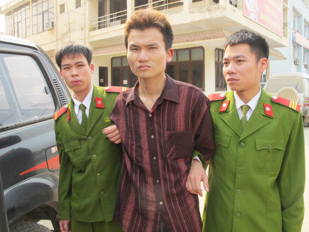 Đối tượng Đỗ Văn Nhuận bị bắt giữ