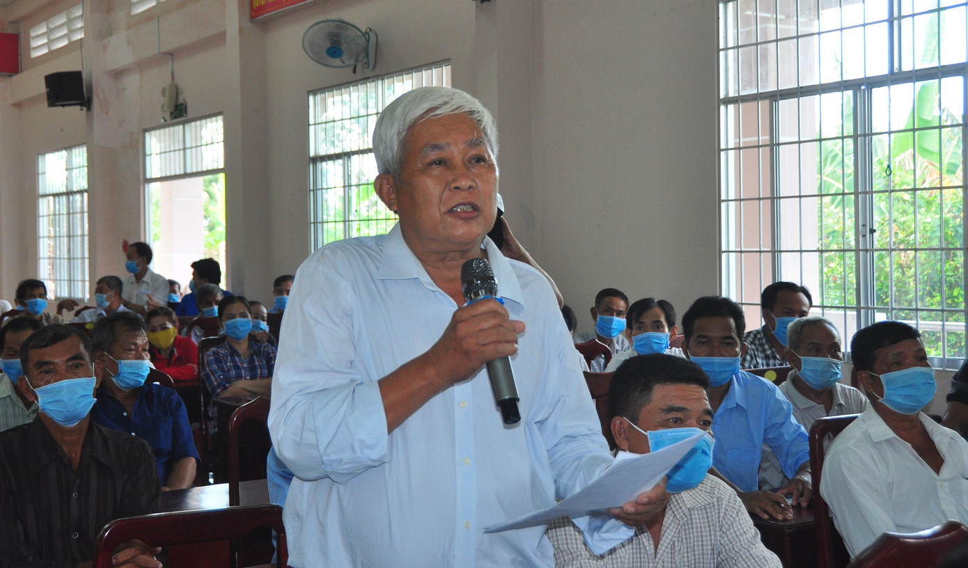 Cử tri phát biểu Cử tri phát biểu