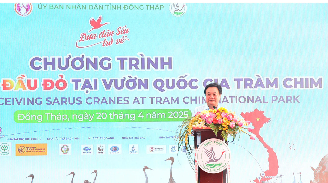Phó Chủ tịch Quốc hội Lê Minh Hoan phát biểu.
