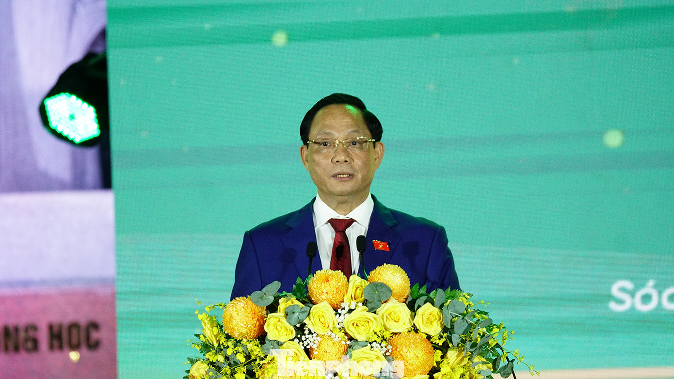 Phó Chủ tịch Quốc hội Trần Quang Phương phát biểu tại buổi lễ. Ảnh: Hòa Hội Phó Chủ tịch Quốc hội Trần Quang Phương phát biểu tại buổi lễ. Ảnh: Hòa Hội