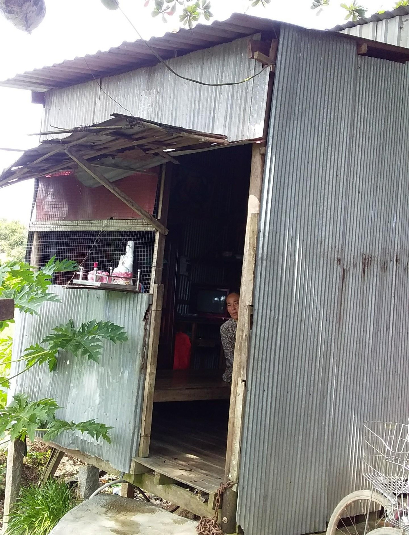 Căn nhà bà cháu Thanh đang sinh sống