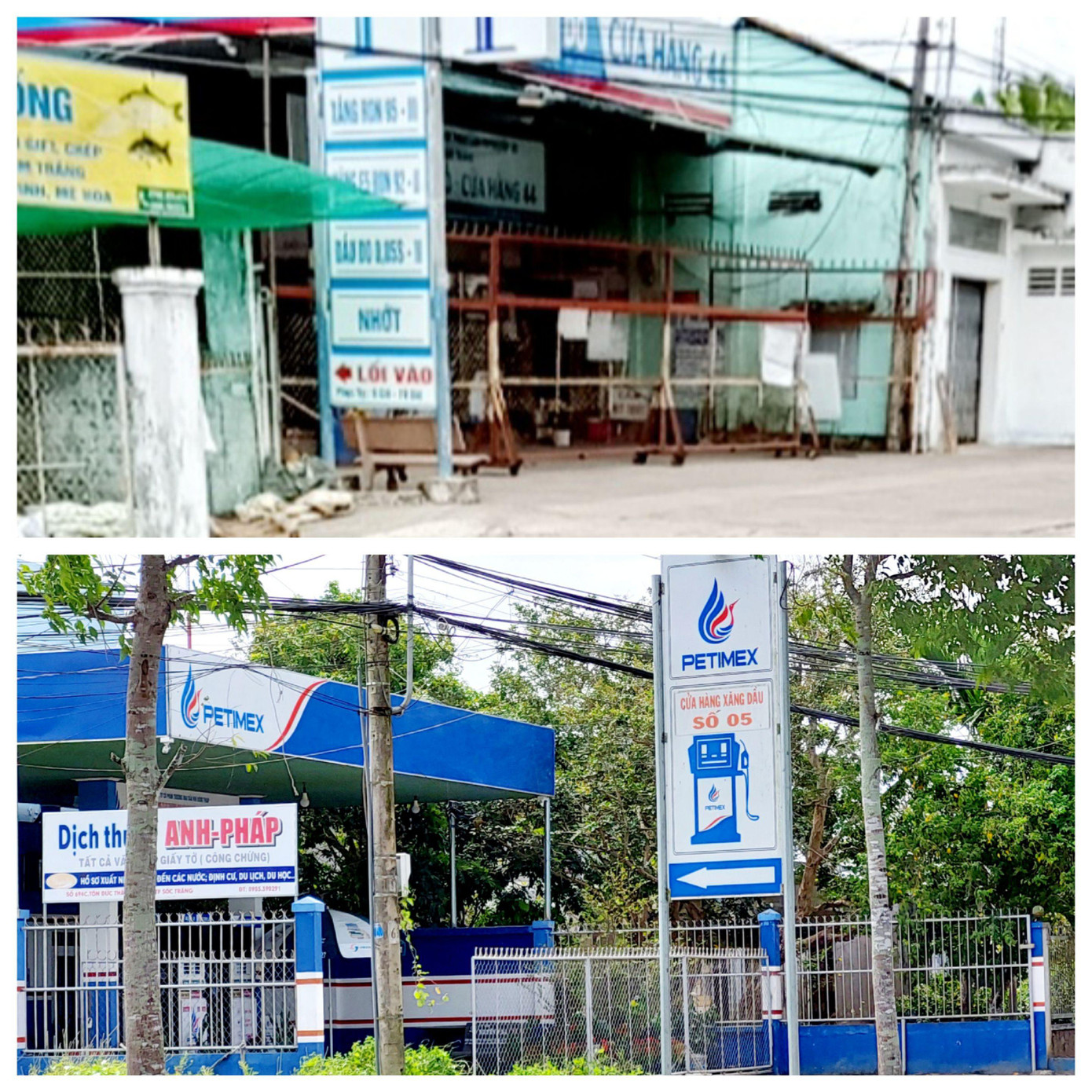 Cây xăng 05 ở phường 5 (TPST) và cây xăng T.Đ ở huyện Kế Sách vẫn đóng cửa. Cây xăng 05 ở phường 5 (TPST) và cây xăng T.Đ ở huyện Kế Sách vẫn đóng cửa.