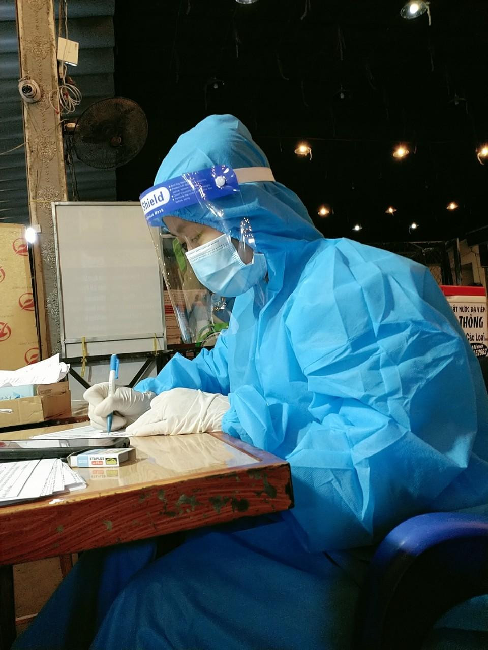 Đoàn Trà My tham gia chống dịch tại TP Long Xuyên, An Giang.- Ảnh: NVCC Đoàn Trà My tham gia chống dịch tại TP Long Xuyên, An Giang.- Ảnh: NVCC