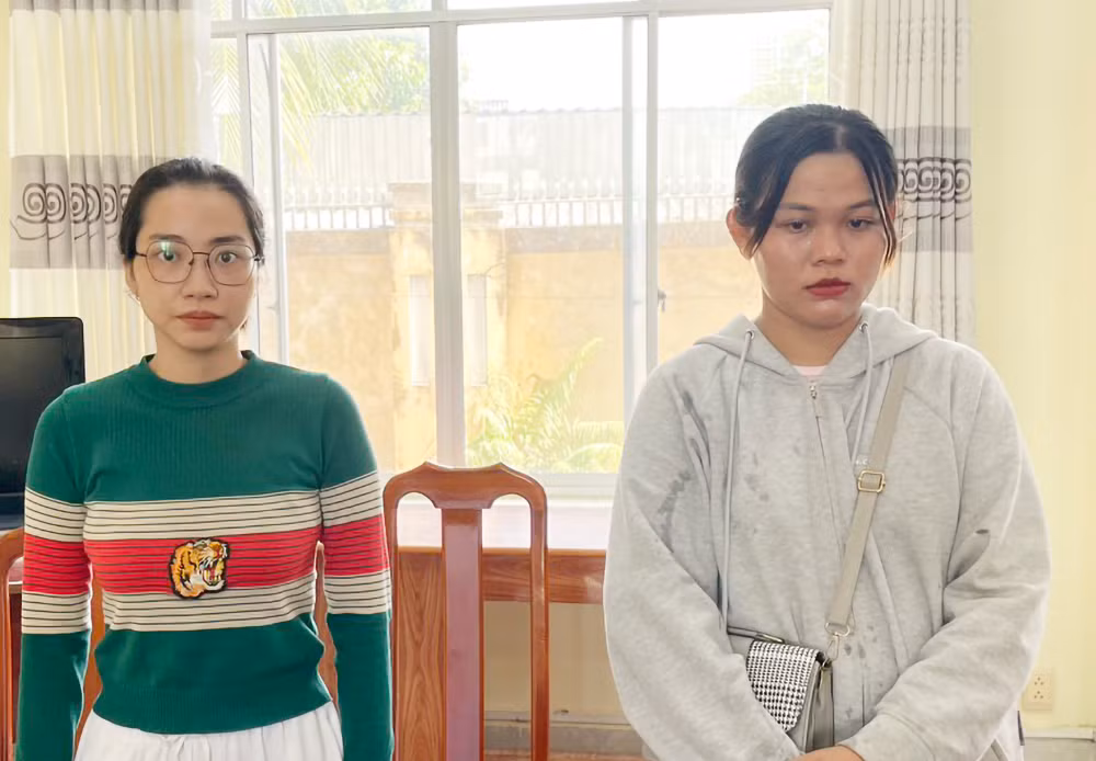Đối tượng Trần Ngọc Phương Thi và Phan Ngọc Tiên.