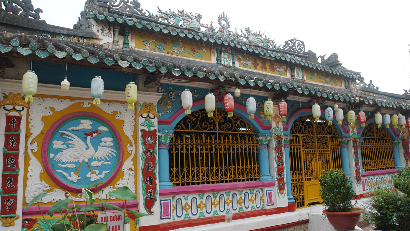 Bên ngoài ngôi chùa với nét cổ kính. Ảnh: Hòa Hội Bên ngoài ngôi chùa với nét cổ kính. Ảnh: Hòa Hội