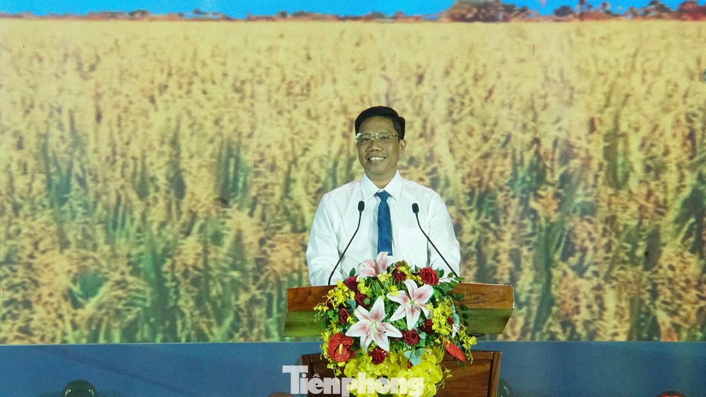 Ông Nguyễn Thực Hiện - Phó Chủ tịch UBND TP. Cần Thơ, cho biết, Lễ hội Bánh dân gian Nam Bộ là sự kiện thường niên của thành phố. Qua 10 năm tổ chức, đã trở thành sự kiện có ý nghĩa quan trọng, khẳng định được thương hiệu và sức lan tỏa, góp phần bảo tồn, phát huy giá trị văn hóa ẩm thực dân gian của vùng đất Nam Bộ. Ảnh: Hòa Hội.