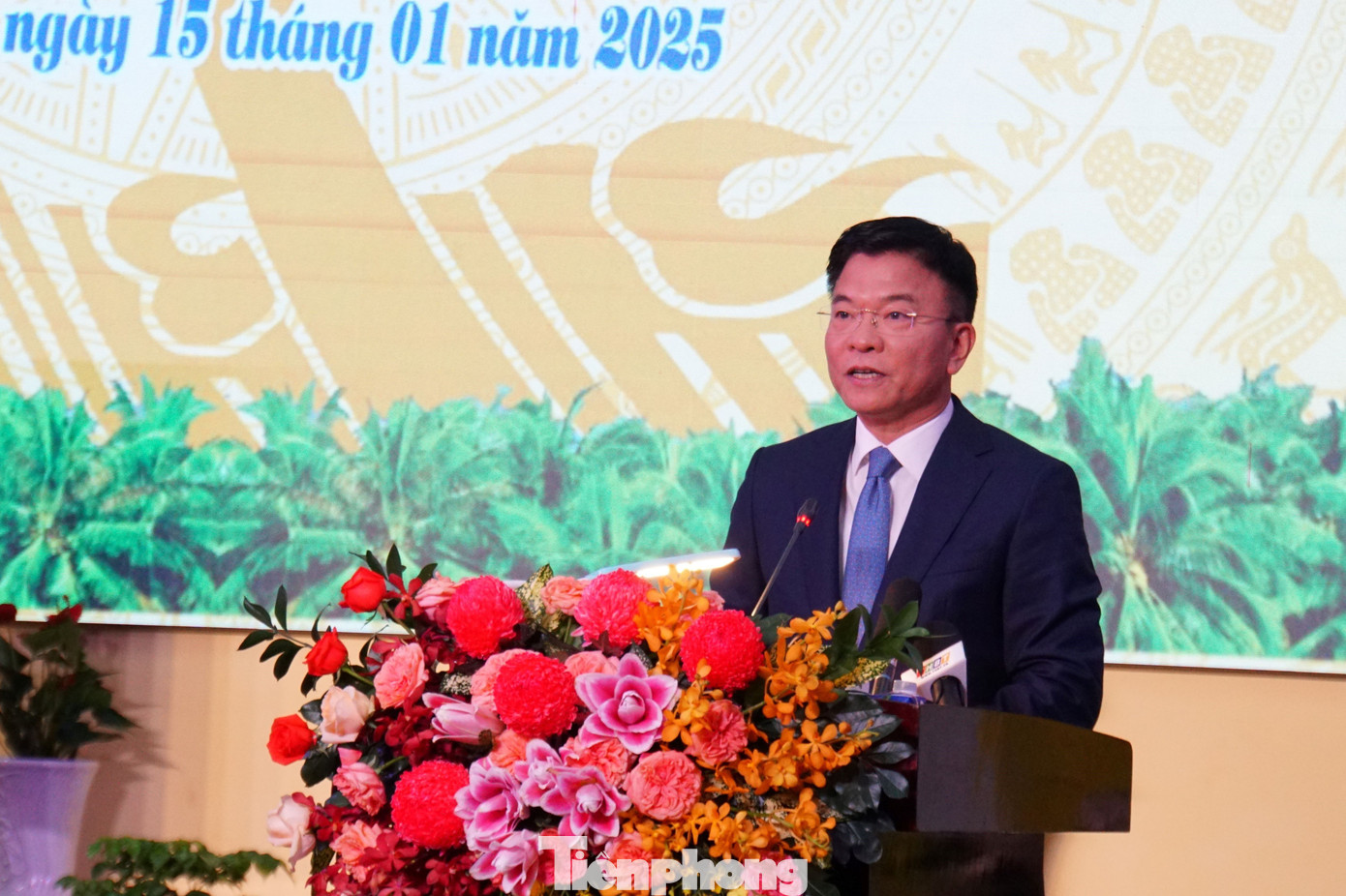 Phó Thủ tướng Lê Thành Long phát biểu tại buổi lễ. Ảnh: Hòa Hội Phó Thủ tướng Lê Thành Long phát biểu tại buổi lễ. Ảnh: Hòa Hội