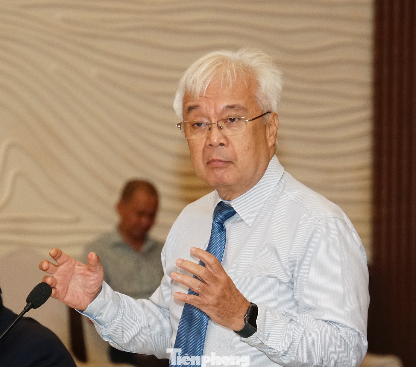 PGS.TS Phan Thanh Bình, nguyên giám đốc ĐHQG TPHCM phát biểu tại hội thảo. Ảnh: Hòa Hội PGS.TS Phan Thanh Bình, nguyên giám đốc ĐHQG TPHCM phát biểu tại hội thảo. Ảnh: Hòa Hội