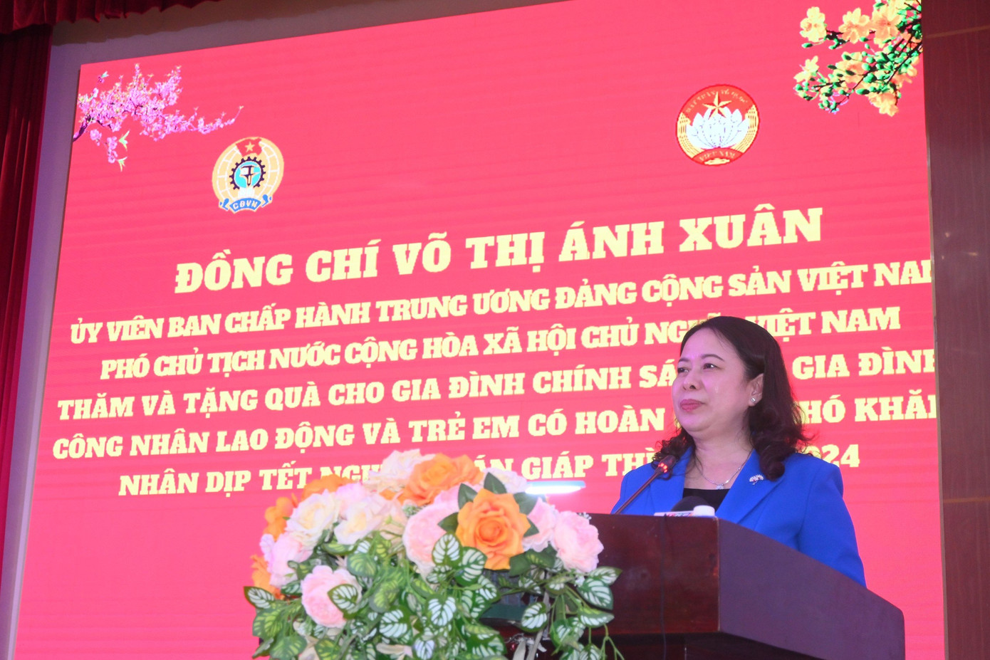 Phó Chủ tịch nước Võ Thị Ánh Xuân phát biểu tại chương trình. Ảnh: PV Phó Chủ tịch nước Võ Thị Ánh Xuân phát biểu tại chương trình. Ảnh: PV