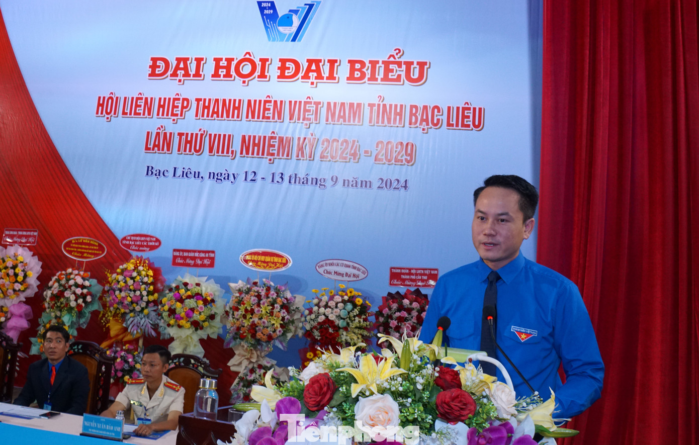 Anh Nguyễn Kim Quy, Phó Chủ tịch Thường trực Trung ương Hội LHTN Việt Nam phát biểu. Ảnh: Hòa Hội Anh Nguyễn Kim Quy, Phó Chủ tịch Thường trực Trung ương Hội LHTN Việt Nam phát biểu. Ảnh: Hòa Hội