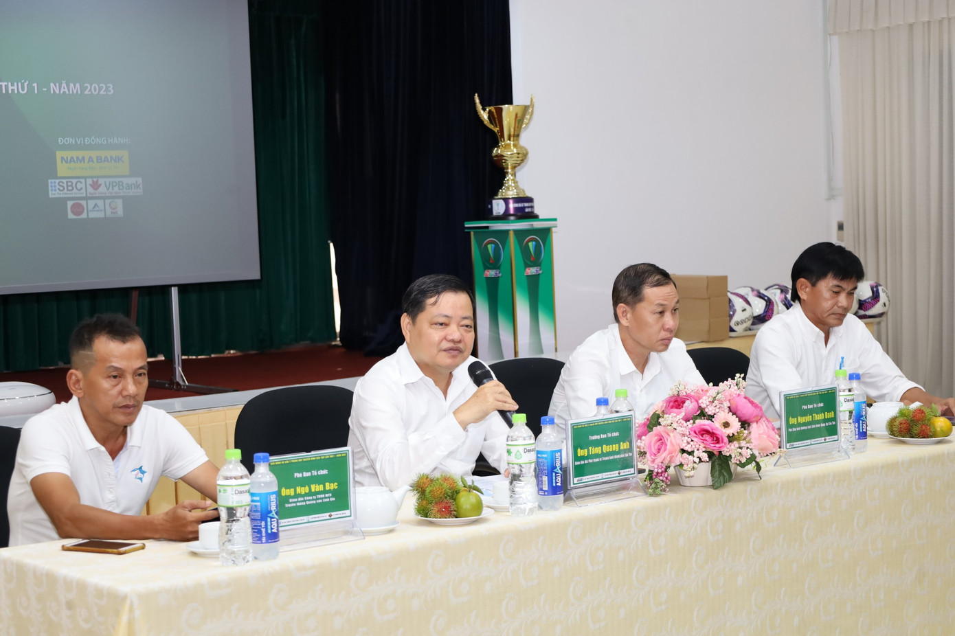 Ông Tăng Quang Anh - Giám đốc Đài PT&amp;TH TP. Cần Thơ phát biểu.