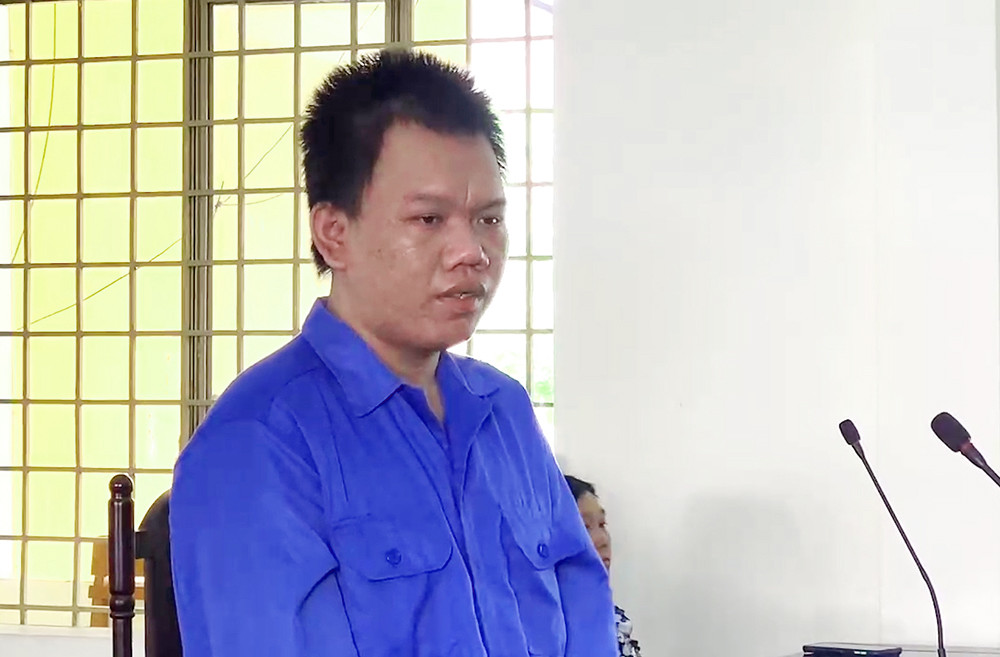 Bị cáo Trương Minh Hòa tại tòa. Bị cáo Trương Minh Hòa tại tòa.