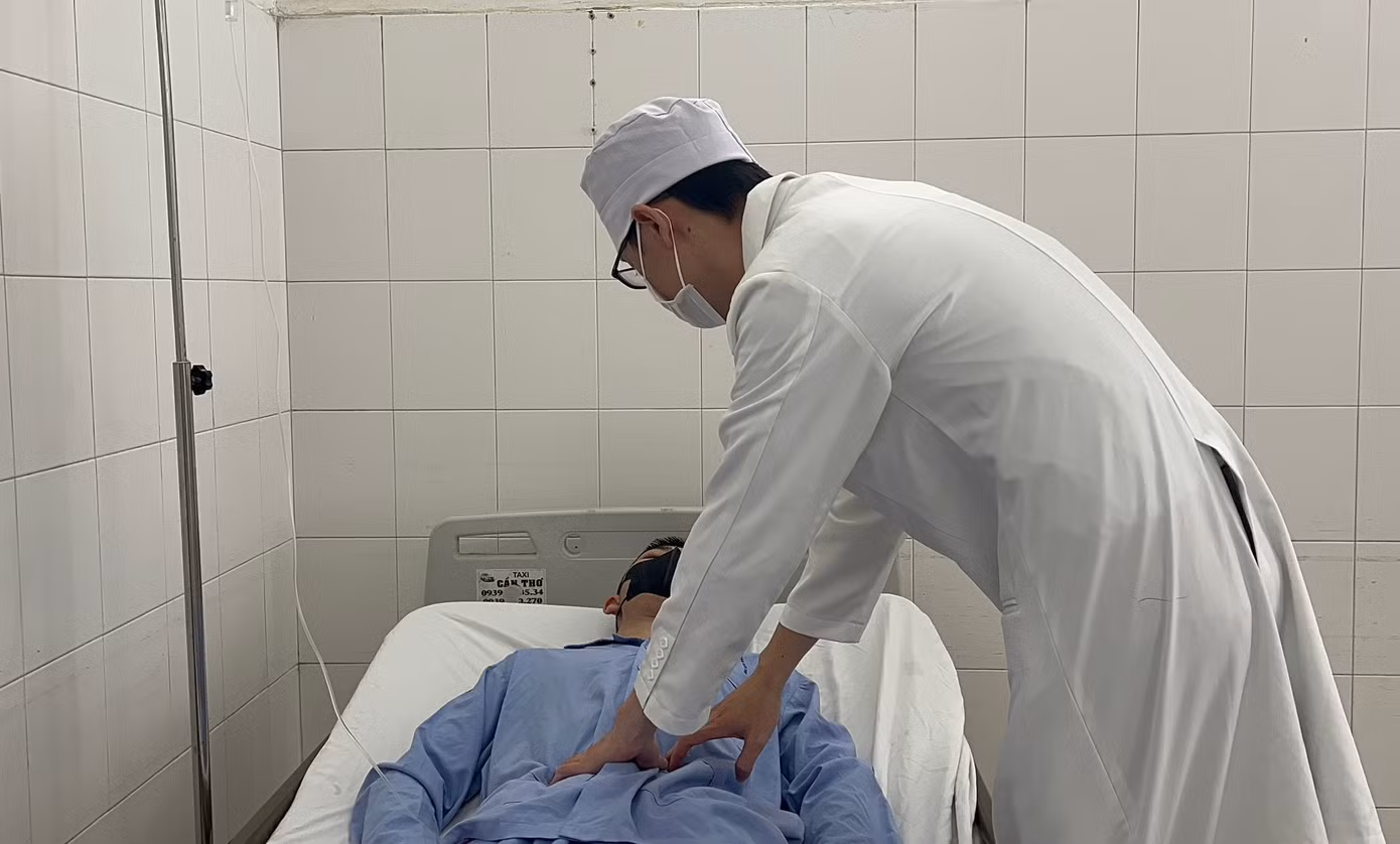 Bệnh nhân ổn định sau phẫu thuật.