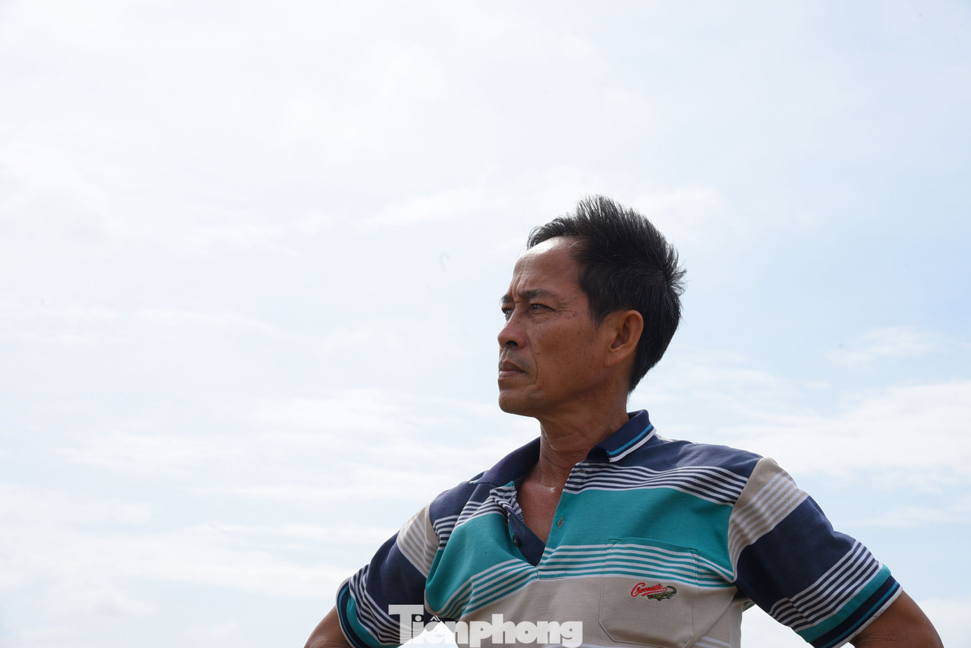 Anh Tươi là cán bộ Vườn Quốc gia Tràm Chim gắn bó hơn 30 năm ở nơi này. Anh dẫn phóng viên đến khu A1, nơi đang được cải tạo để tạo nguồn thức ăn tự nhiên cho sếu. Anh nhìn về phía trước mặt, chia sẻ, trước đây sếu về nhiều lắm nhưng vài năm nay không thấy bóng dáng nữa. Hy vọng thời gian tới sếu sẽ quay trở lại. Ảnh: Hòa Hội