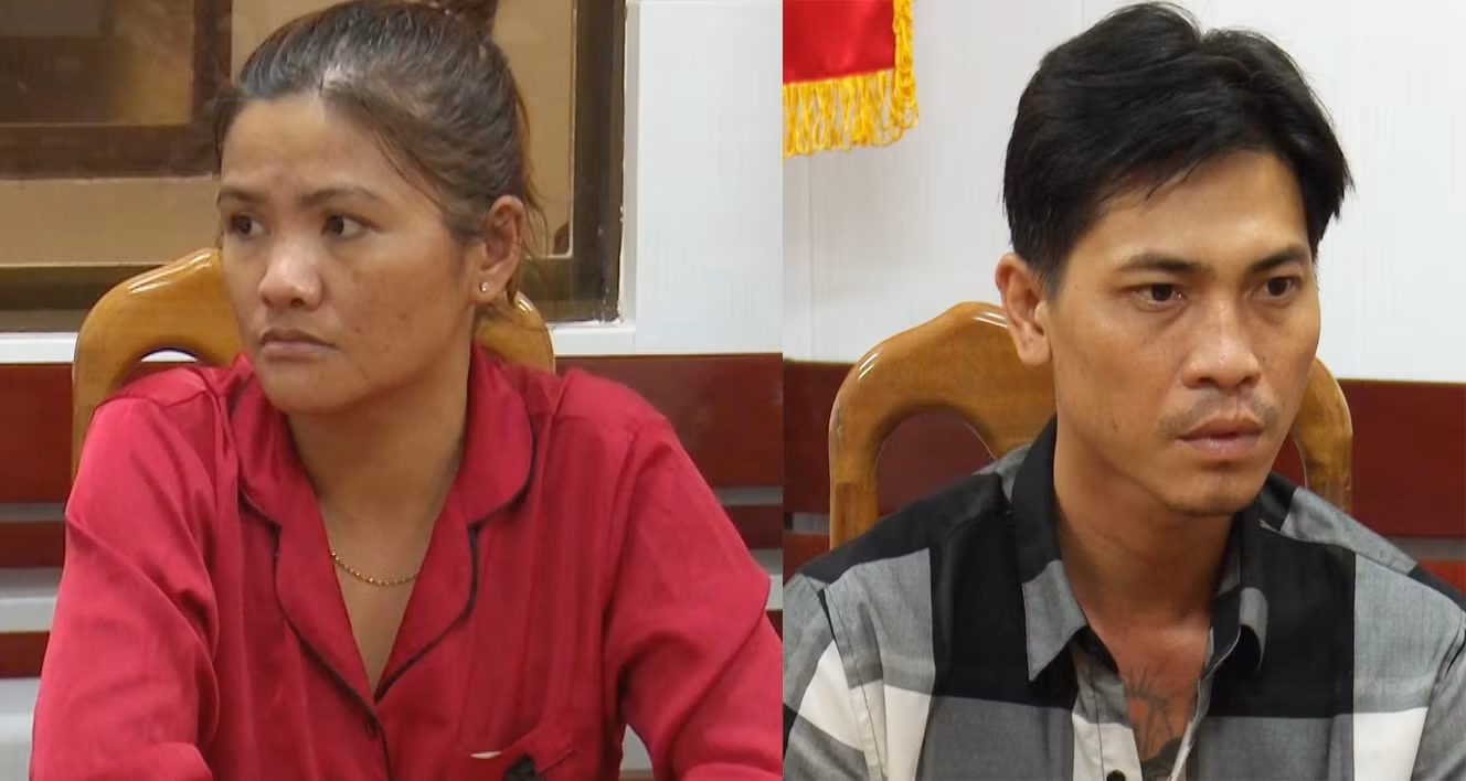 'Chị đại Long Xuyên' Nguyễn Ngọc Quyên và Bùi Văn Huệ.