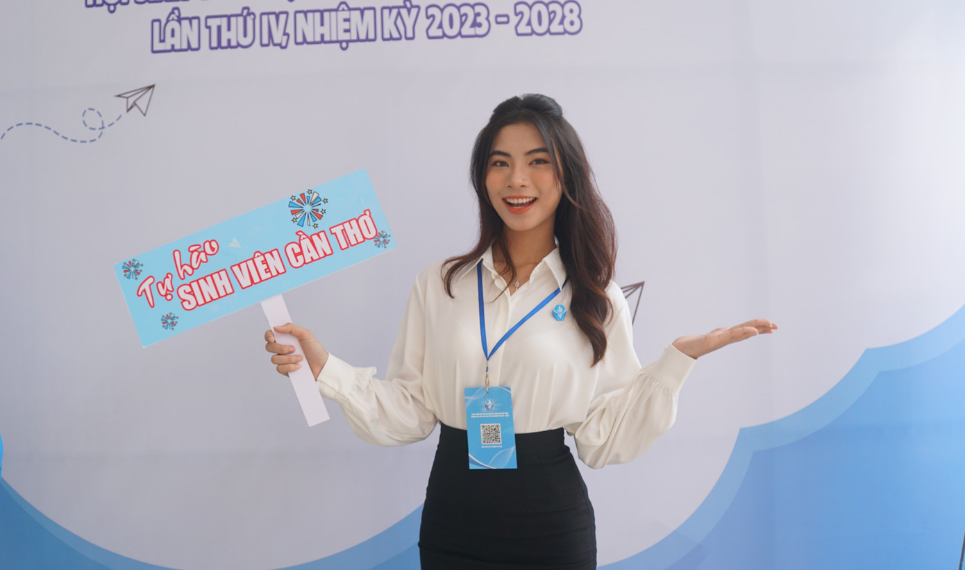 Đại biểu Phan Lê Kim Ngọc - Hoa khôi Sinh viên thành phố Cần Thơ 2023. Ảnh: Hòa Hội Đại biểu Phan Lê Kim Ngọc - Hoa khôi Sinh viên thành phố Cần Thơ 2023. Ảnh: Hòa Hội