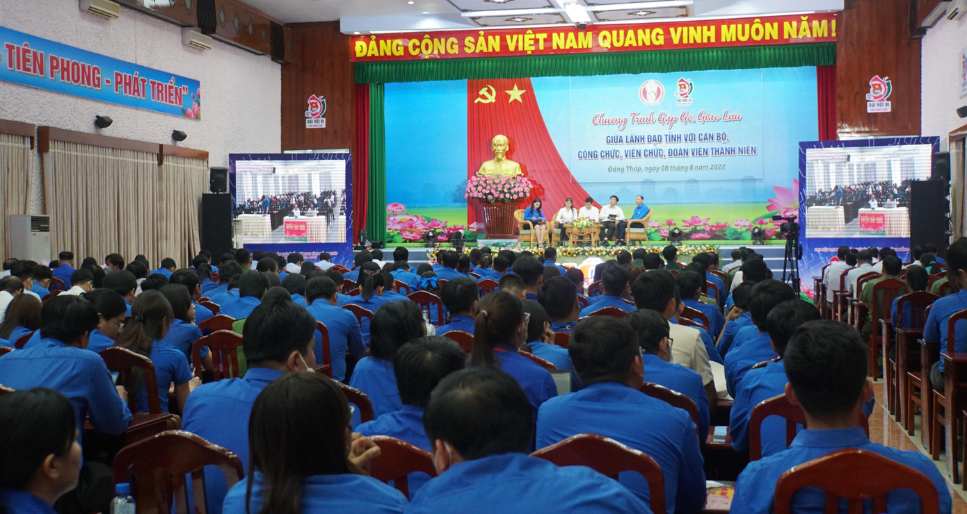 Quang cảnh chương trình đối thoại. - Ảnh: Hòa Hội Quang cảnh chương trình đối thoại. - Ảnh: Hòa Hội