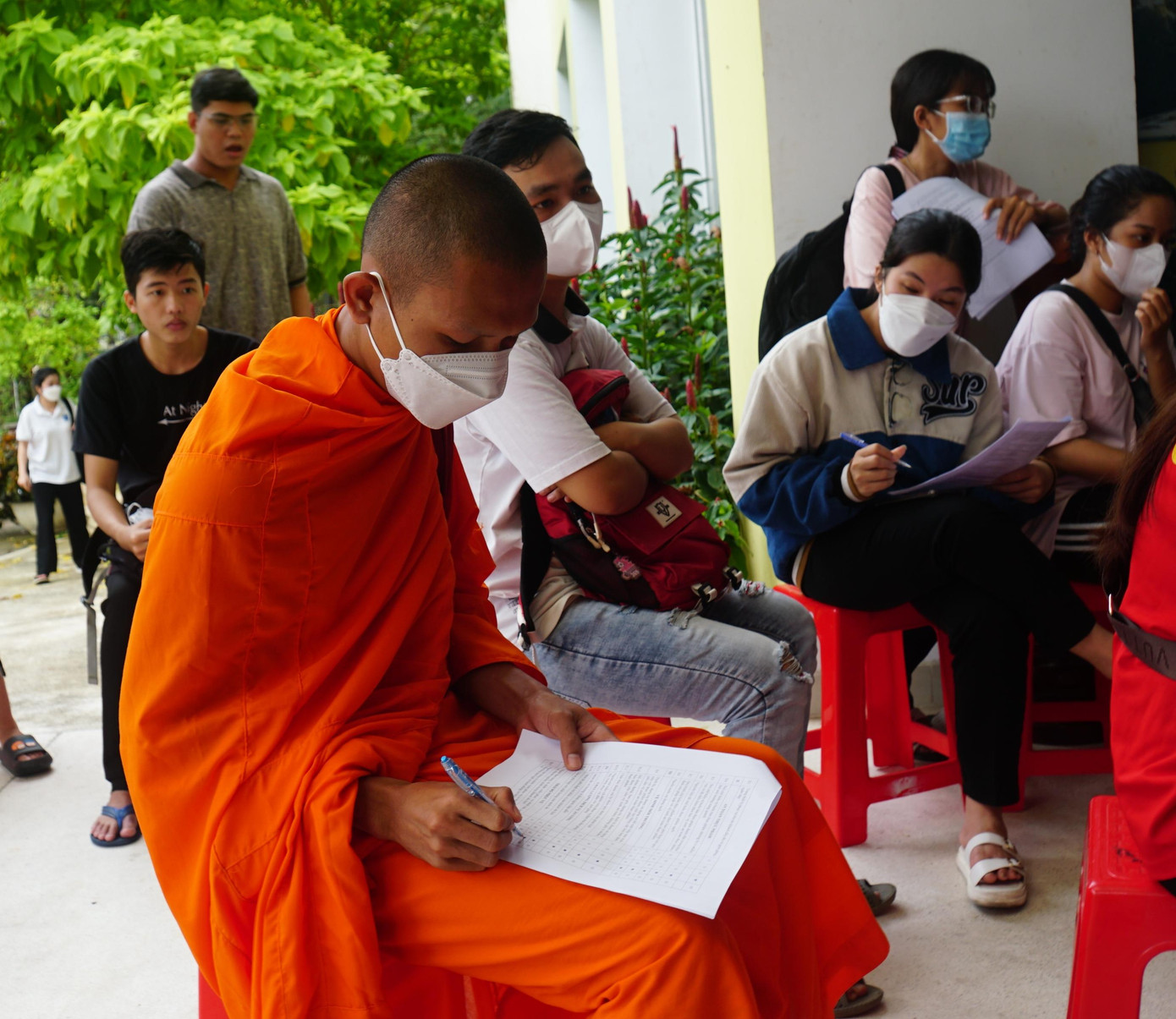 Sư Danh Sô Phi tham gia hiến máu tình nguyện tại Chủ nhật Đỏ. Ảnh: Hòa Hội Sư Danh Sô Phi tham gia hiến máu tình nguyện tại Chủ nhật Đỏ. Ảnh: Hòa Hội