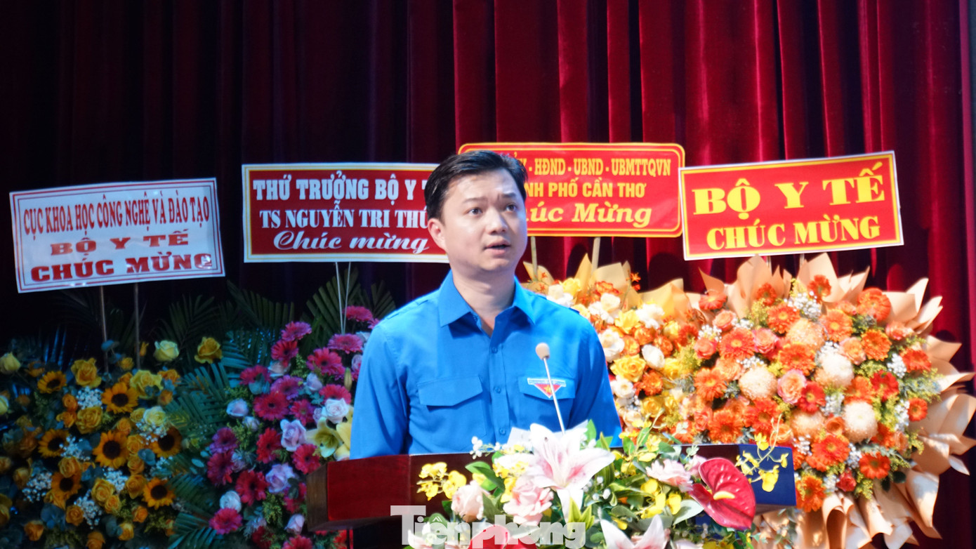 Anh Nguyễn Minh Triết - Bí thư Trung ương Đoàn, Chủ tịch Hội sinh viên Việt Nam phát biểu. Ảnh: Hòa Hội Anh Nguyễn Minh Triết - Bí thư Trung ương Đoàn, Chủ tịch Hội sinh viên Việt Nam phát biểu. Ảnh: Hòa Hội