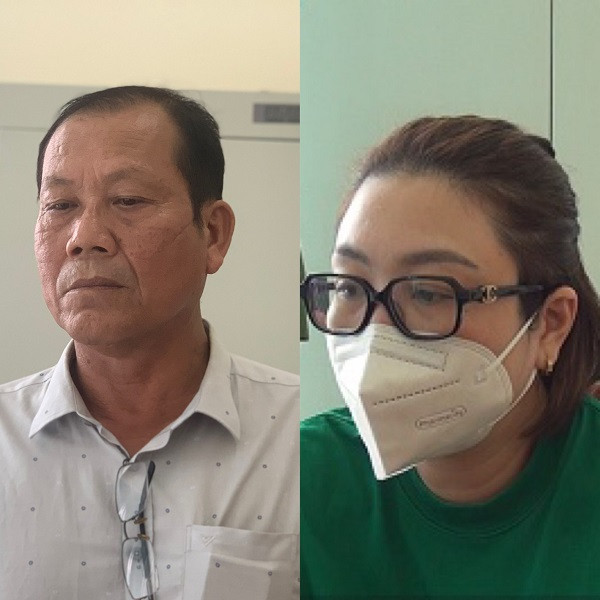 Đối tượng Phạm Văn Cảm (trái) và Đỗ Thị Thu Hiền tại cơ quan điều tra. Đối tượng Phạm Văn Cảm (trái) và Đỗ Thị Thu Hiền tại cơ quan điều tra.