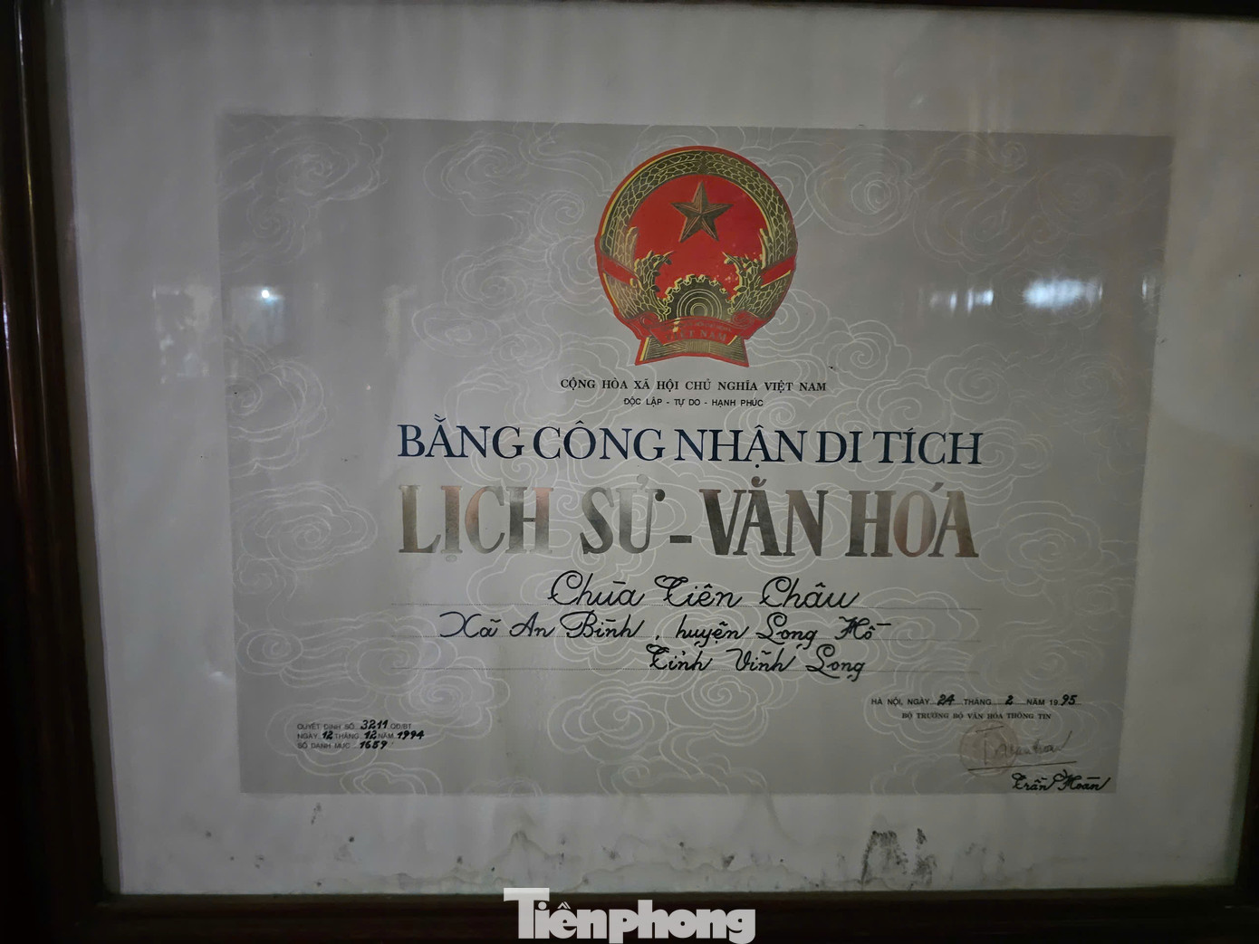 Với lịch sử hơn 300 năm tuổi, Chùa Tiên Châu đã được công nhận là Di tích văn hóa - lịch sử cấp quốc gia, thu hút du khách bởi vẻ đẹp cổ kính, độc đáo và không gian thanh tịnh, bình yên.