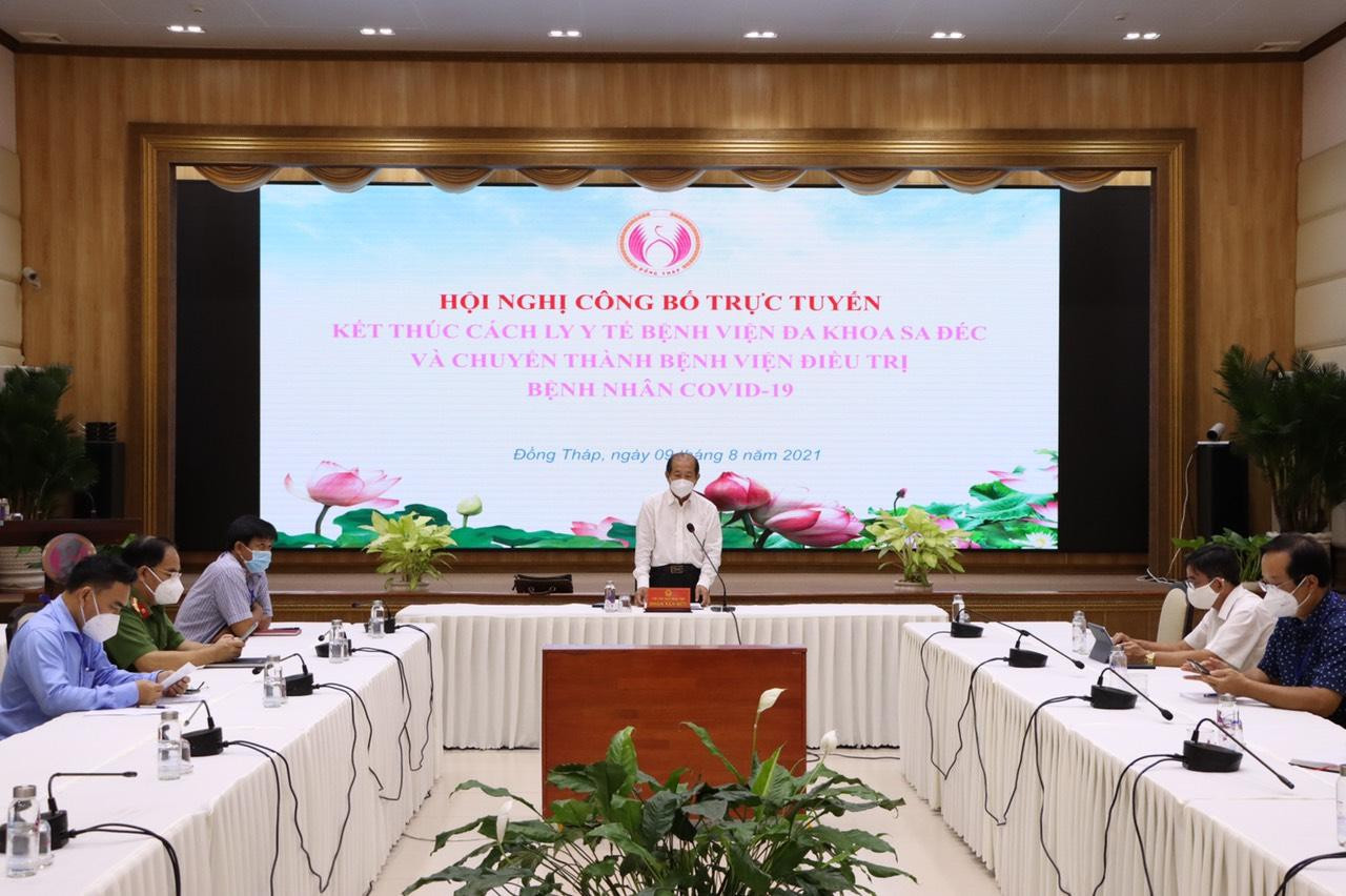 Ông Đoàn Tấn Bửu, Phó chủ tịch UBND tỉnh Đồng Tháp phát biểu. - Ảnh: V.K Ông Đoàn Tấn Bửu, Phó chủ tịch UBND tỉnh Đồng Tháp phát biểu. - Ảnh: V.K